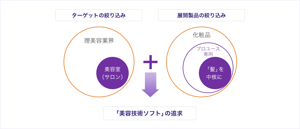 図：事業領域の絞り込みによるNo.1戦略